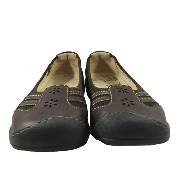 KEEN 5491 CHCP Shoes Womens 7 Brown Leather Comfort Slip Ons Loafers - Picture 9 of 12